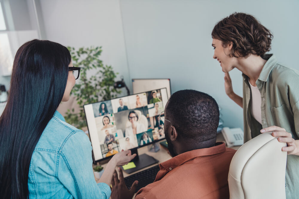 team collaboration via video conferencing tools