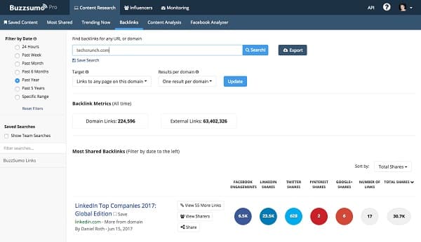 Buzzsumo backlink