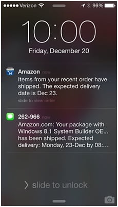 delivery updates