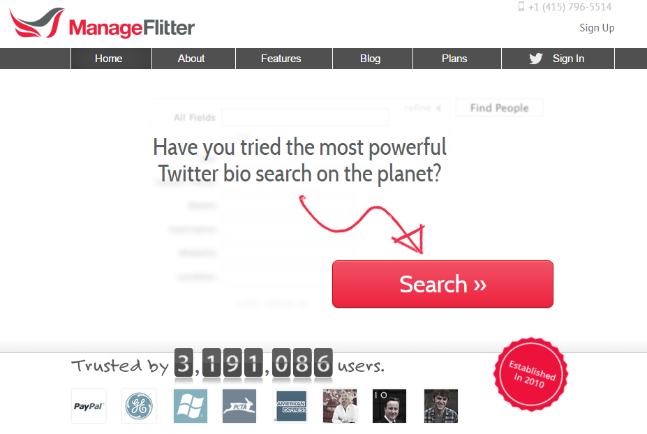 ManageFlitter social media tool