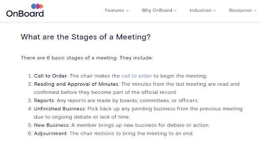 Robert's rules of order, set of practical rules that's been helping teams govern meaningful discussions and goal-oriented meetings since 1876.