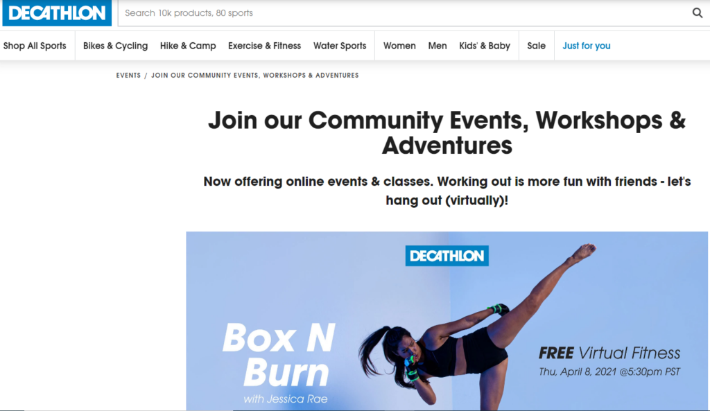 Decathlon Online Community