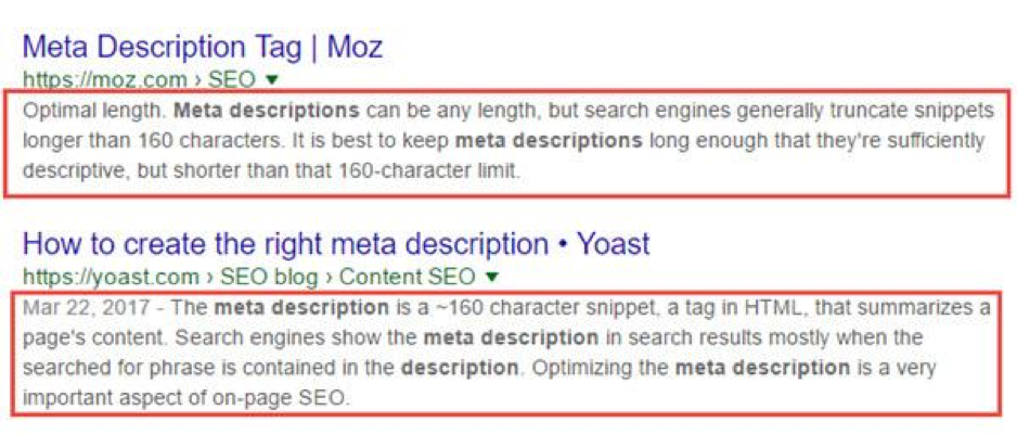 Write relevant meta descriptions