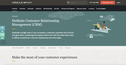 oracle netsuite crm software